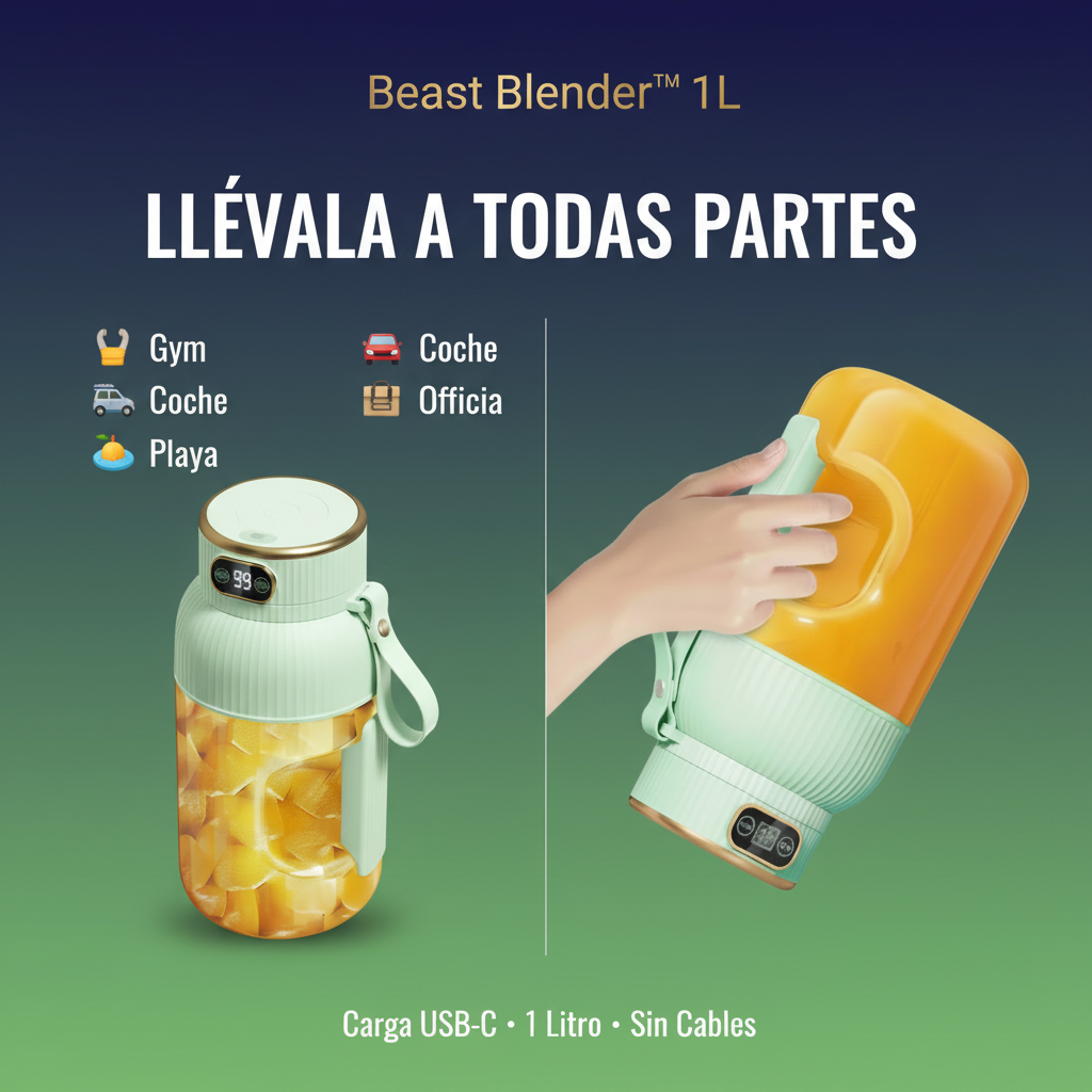 Beast Blender Portabilidad