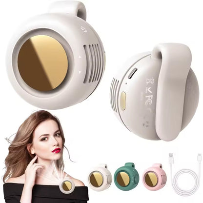 BreezClip Pro – Ventilador Corporal con Clip 💨 Sin Manos | 3 Colores | Recargable USB