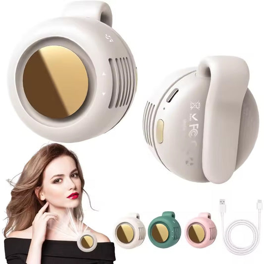 BreezClip Pro – Ventilador Corporal con Clip 💨 Sin Manos | 3 Colores | Recargable USB